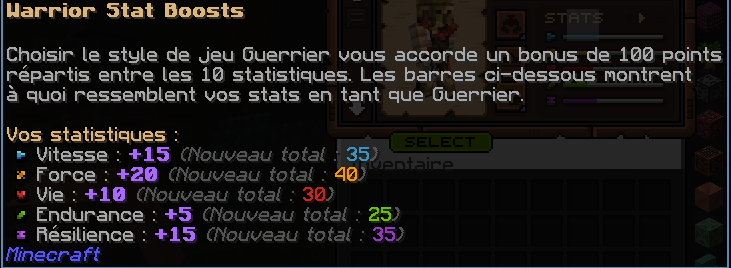 Bonus de statistiques — exemple de répartition